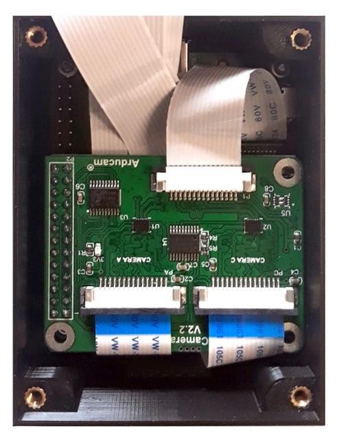 Multispectral camera internals
