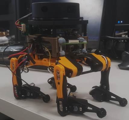 LIDAR-mounted Bittle